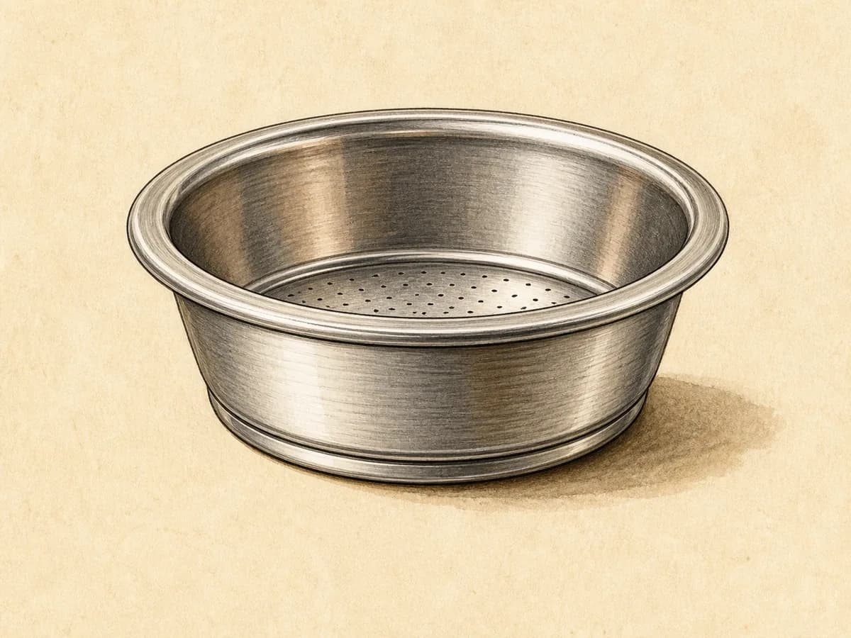 Original editorial illustration representing Easy Clean Filter, 1 cup; not a product photograph.