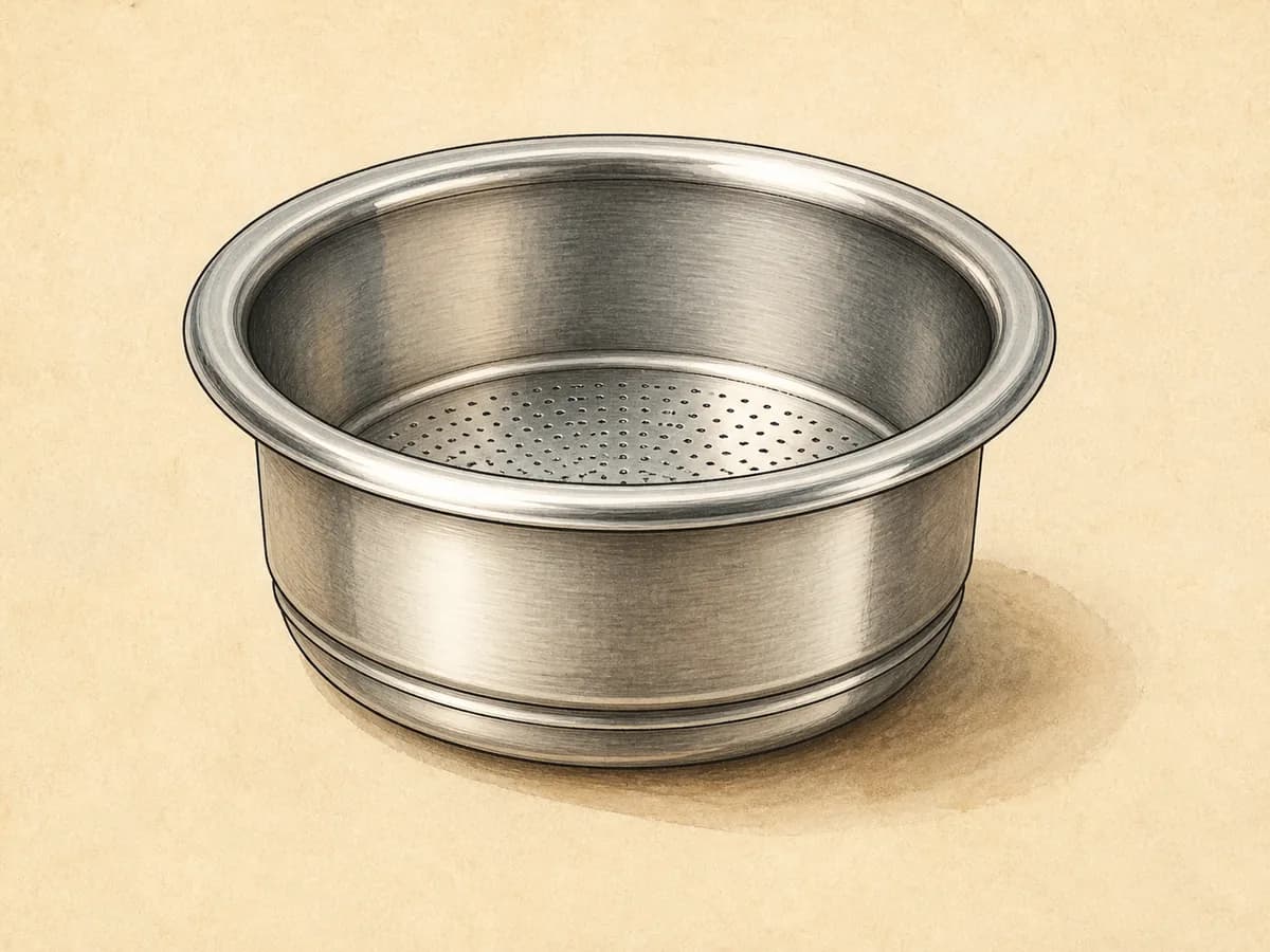 Original editorial illustration representing Easy Clean Filter, 2 cup; not a product photograph.