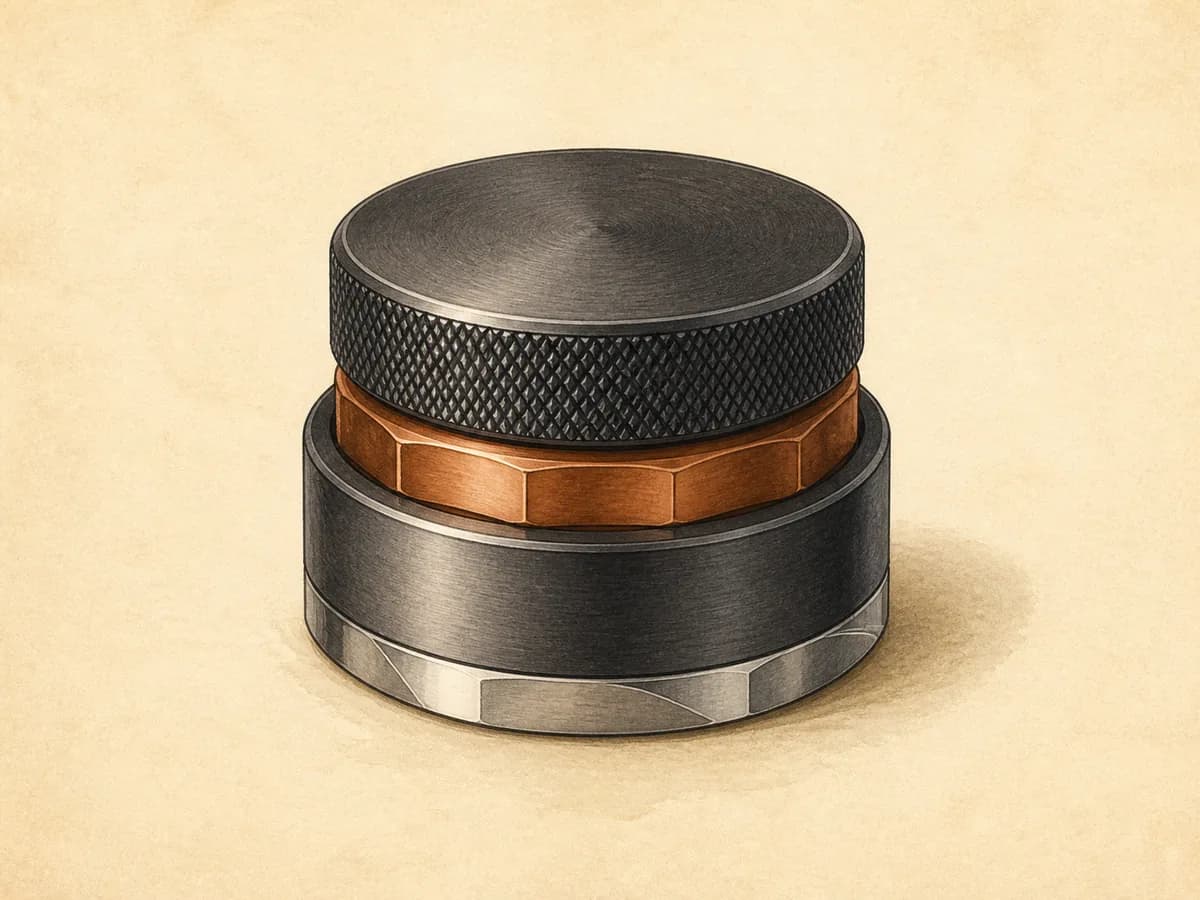 Original editorial illustration representing the Distribution Duo 54mm; not a product photograph.