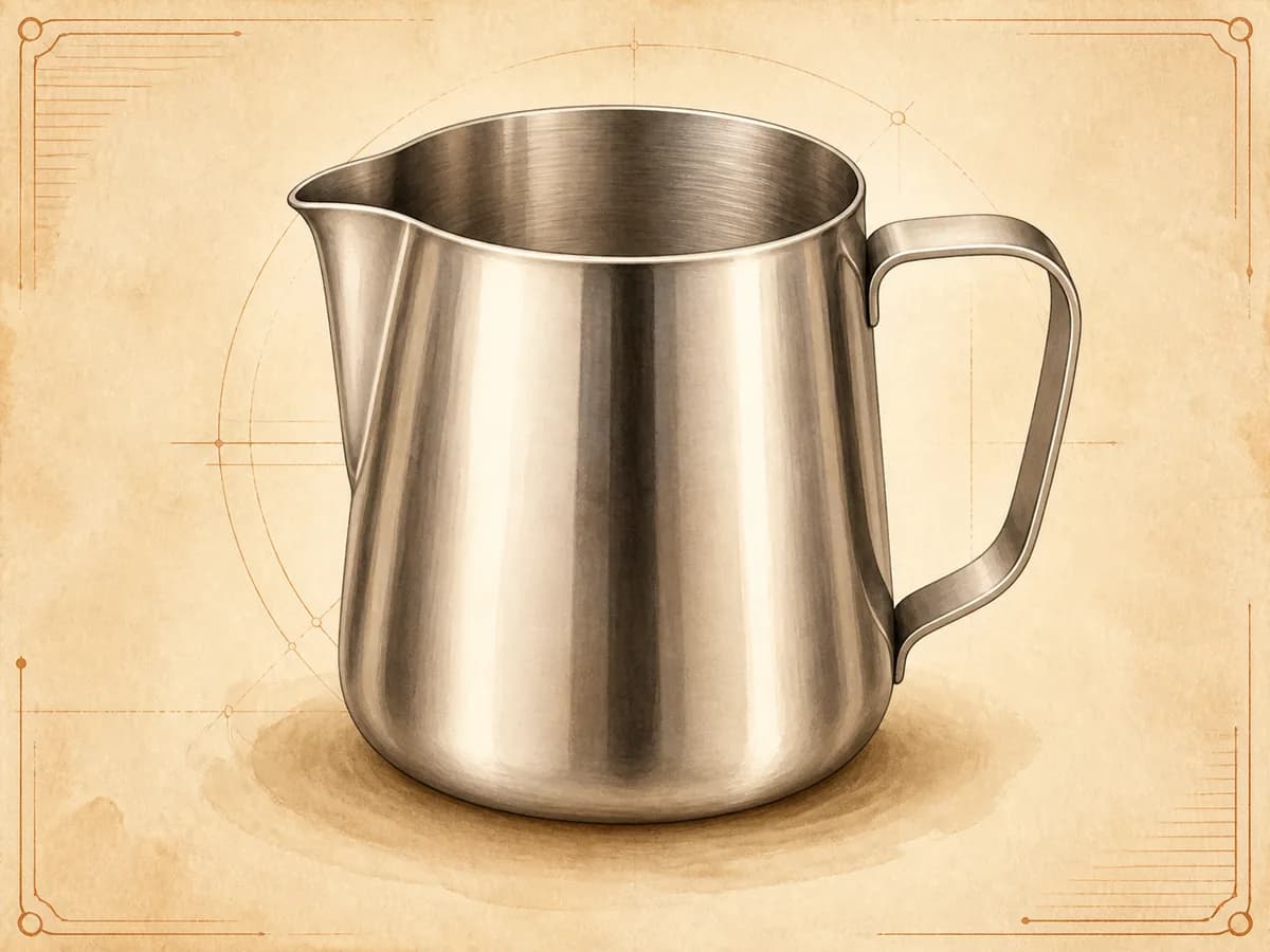 Original editorial illustration representing Eddy Steaming Pitcher; not a product photograph.